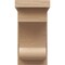 Ekena Millwork 7"W x 7"D x 14"H Wide Alma Rough Cedar Woodgrain TimberThane Corbel, Primed Tan CORUR07X07X14ALMRCPR - alternate 4